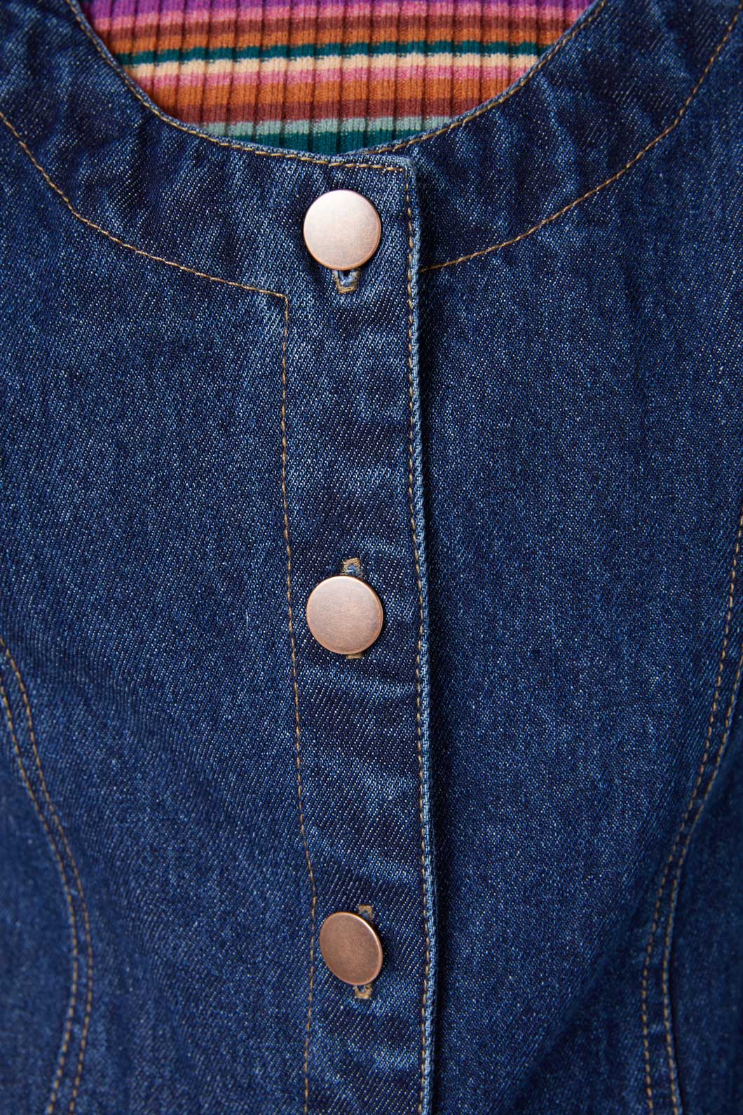 April Denim Vest - Image 5