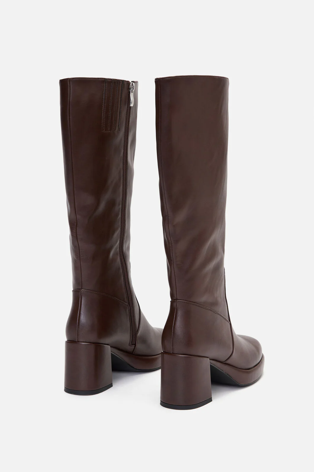 Chocolate Knee High Boot - Image 4