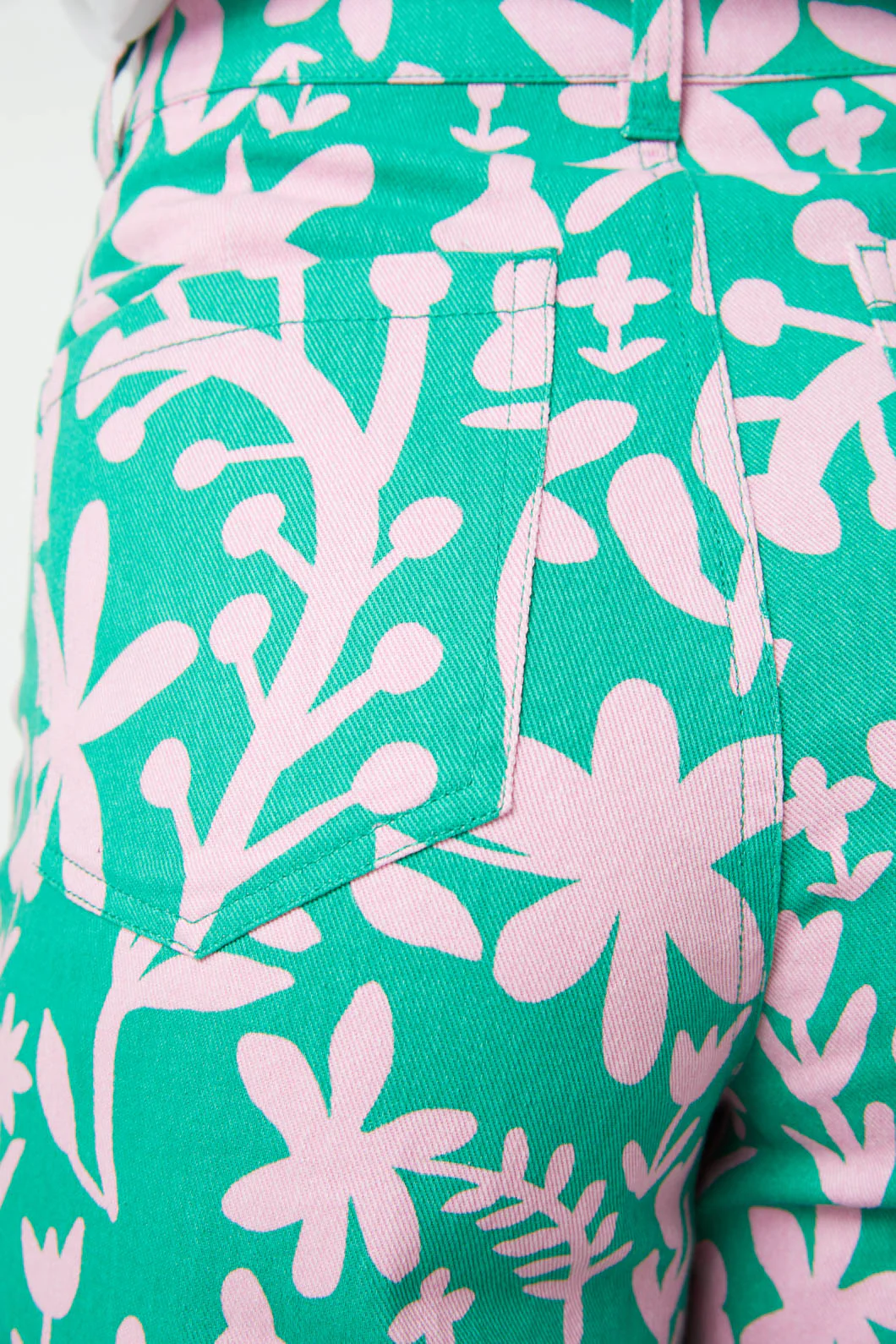 Della Floral Printed Jean - Image 5