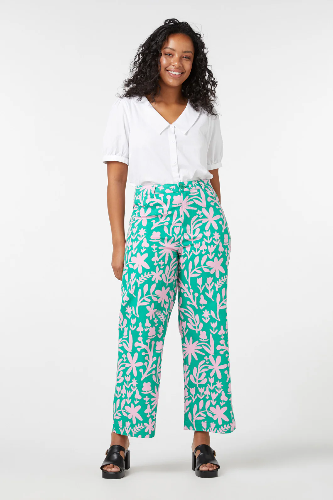 Della Floral Printed Jean - Image 7