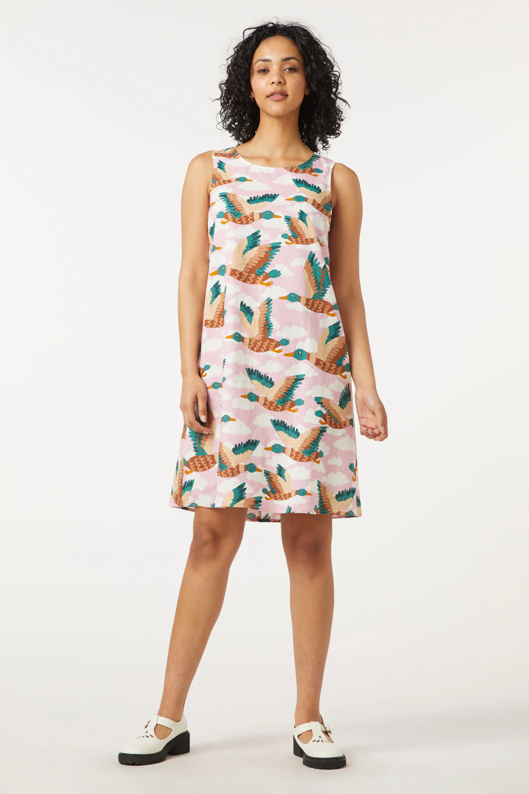 Flying Ducks Shift Dress - Image 2