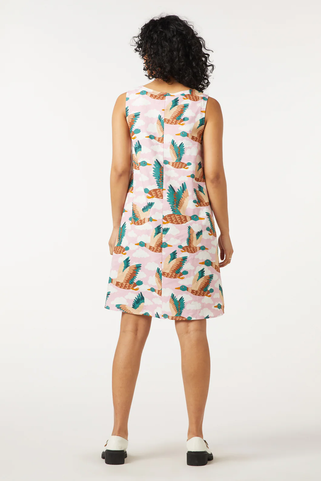 Flying Ducks Shift Dress - Image 4