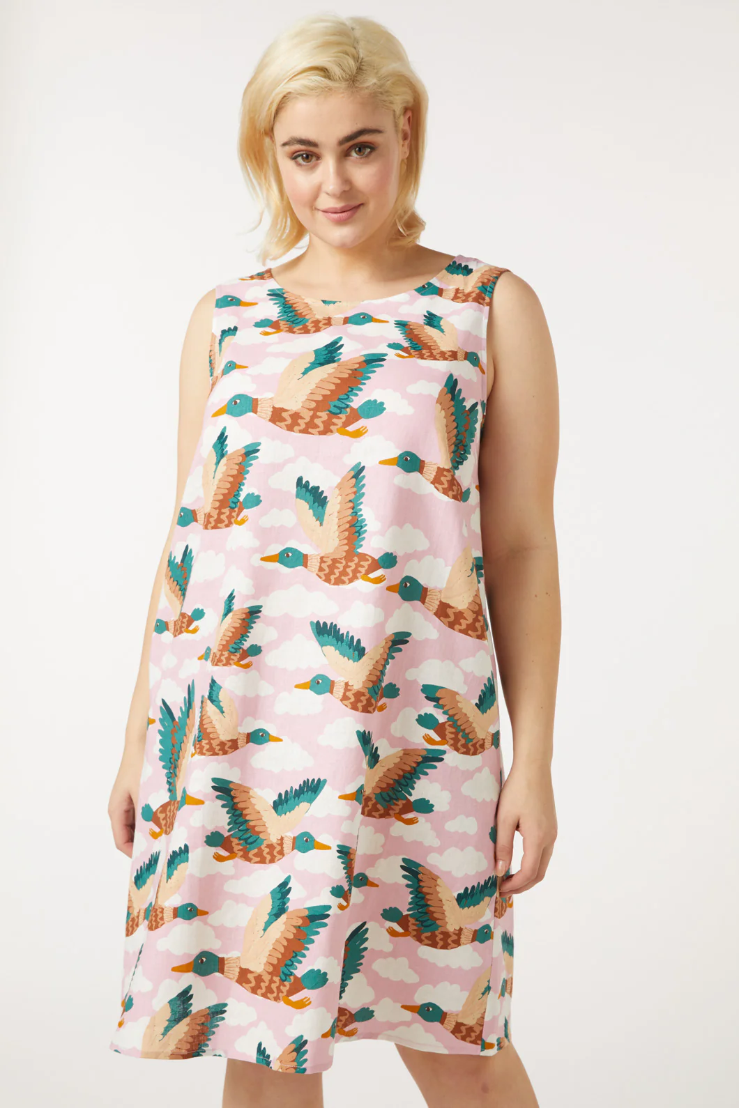 Flying Ducks Shift Dress - Image 6