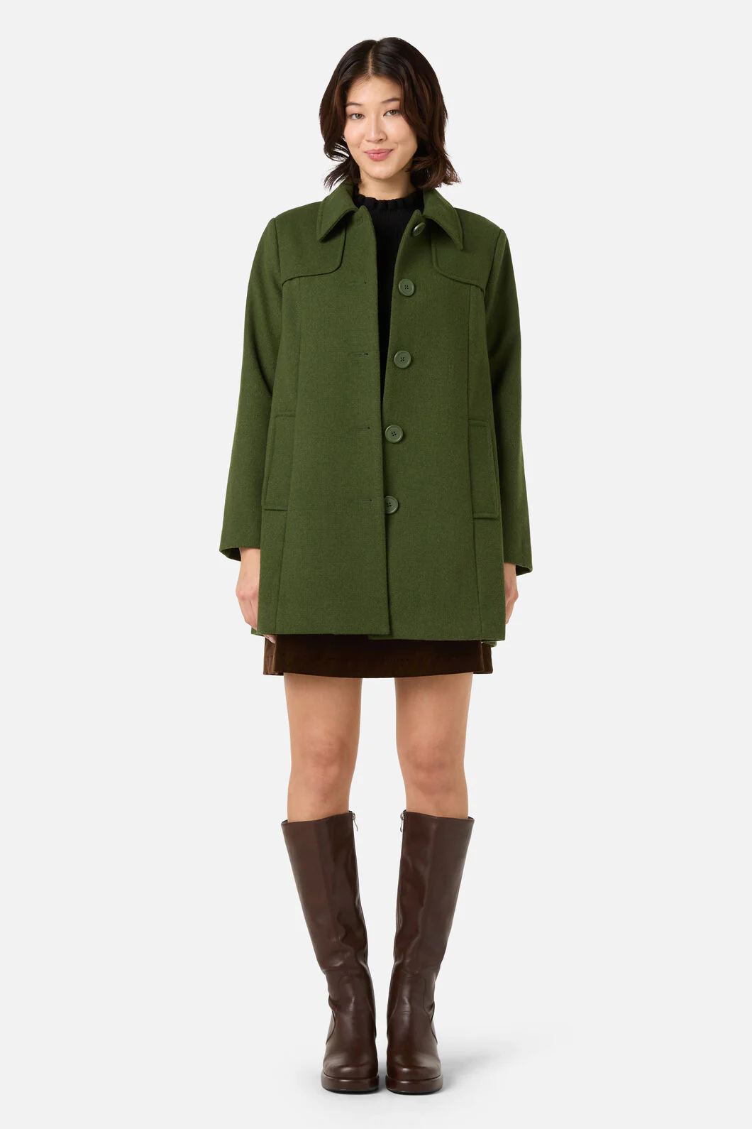 Jacqueline Wool Blend Coat - Image 2