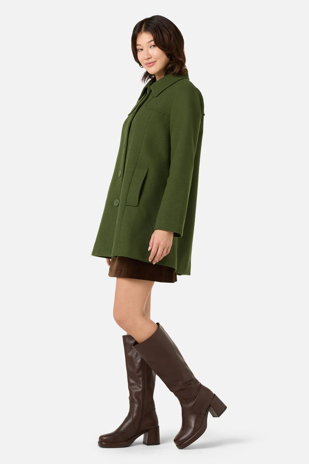 Jacqueline Wool Blend Coat - Image 4