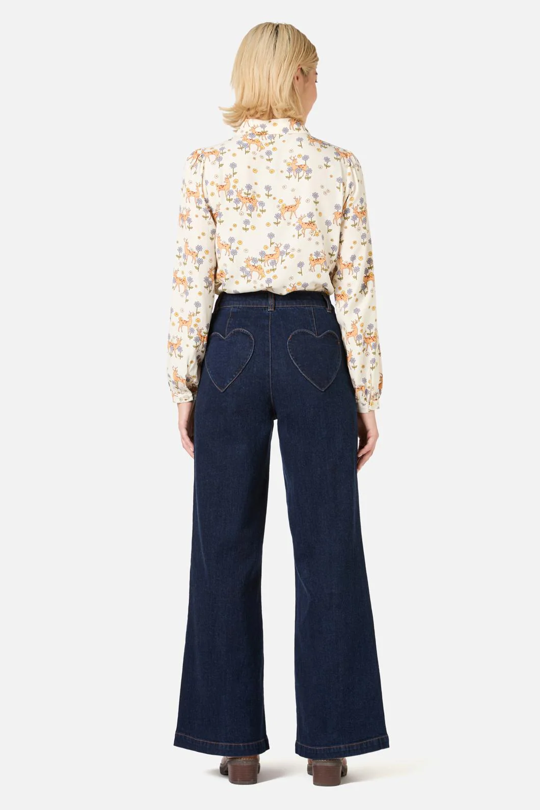 Meadow Deer Long Sleeve Blouse - Image 5