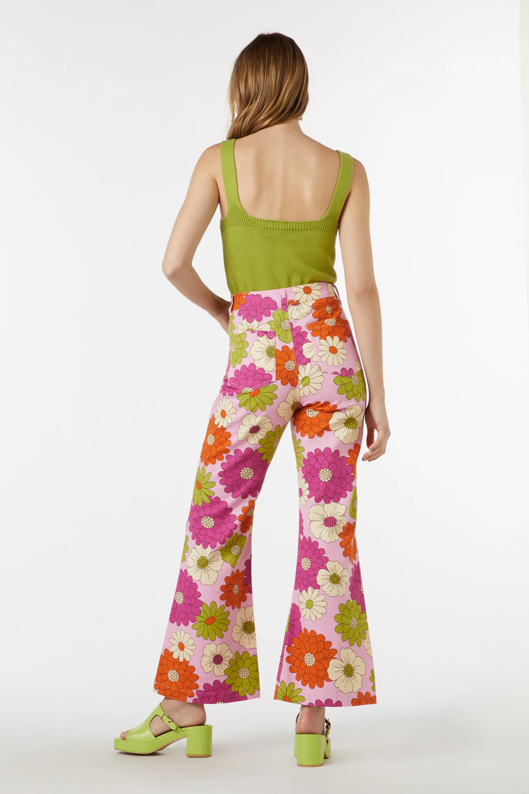 Susan Floral Flare Jean - Image 4