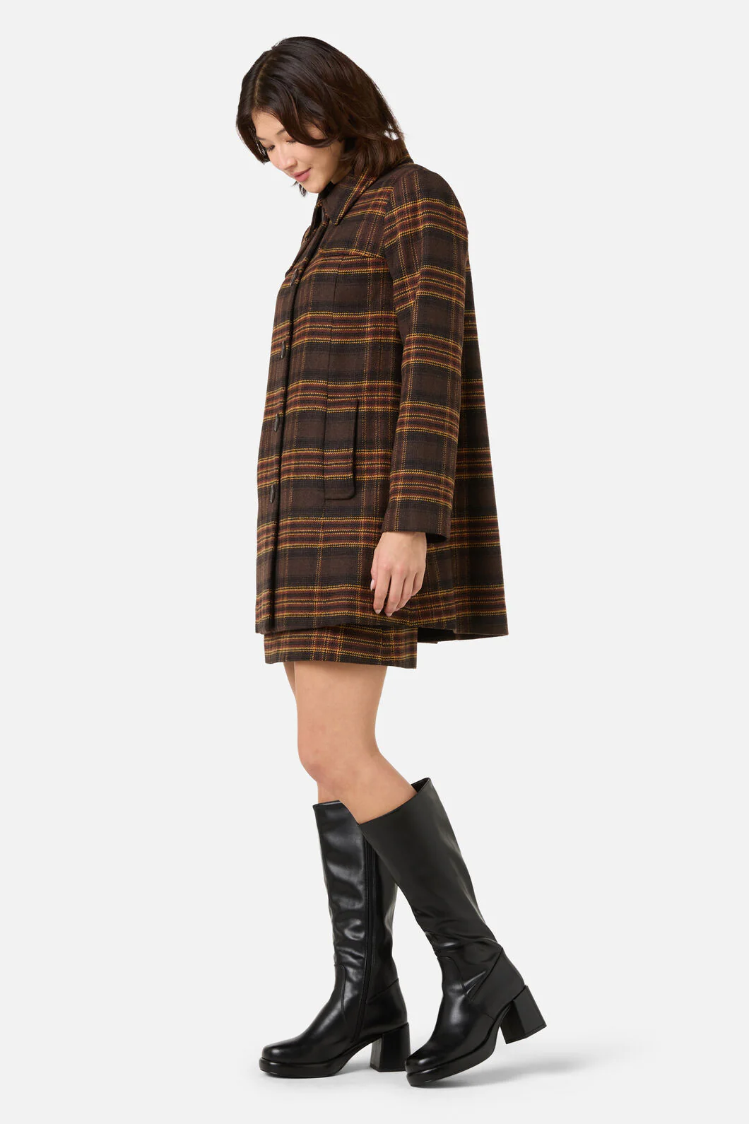 Wilma Check Coat - Image 4