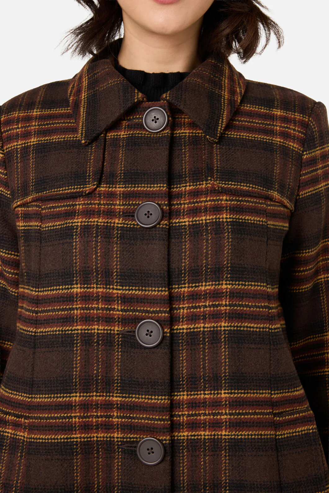 Wilma Check Coat - Image 6